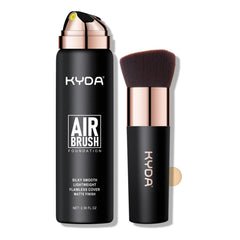 KYDA AirBrush Foundation Spray bottle ready for even, natural coverage.