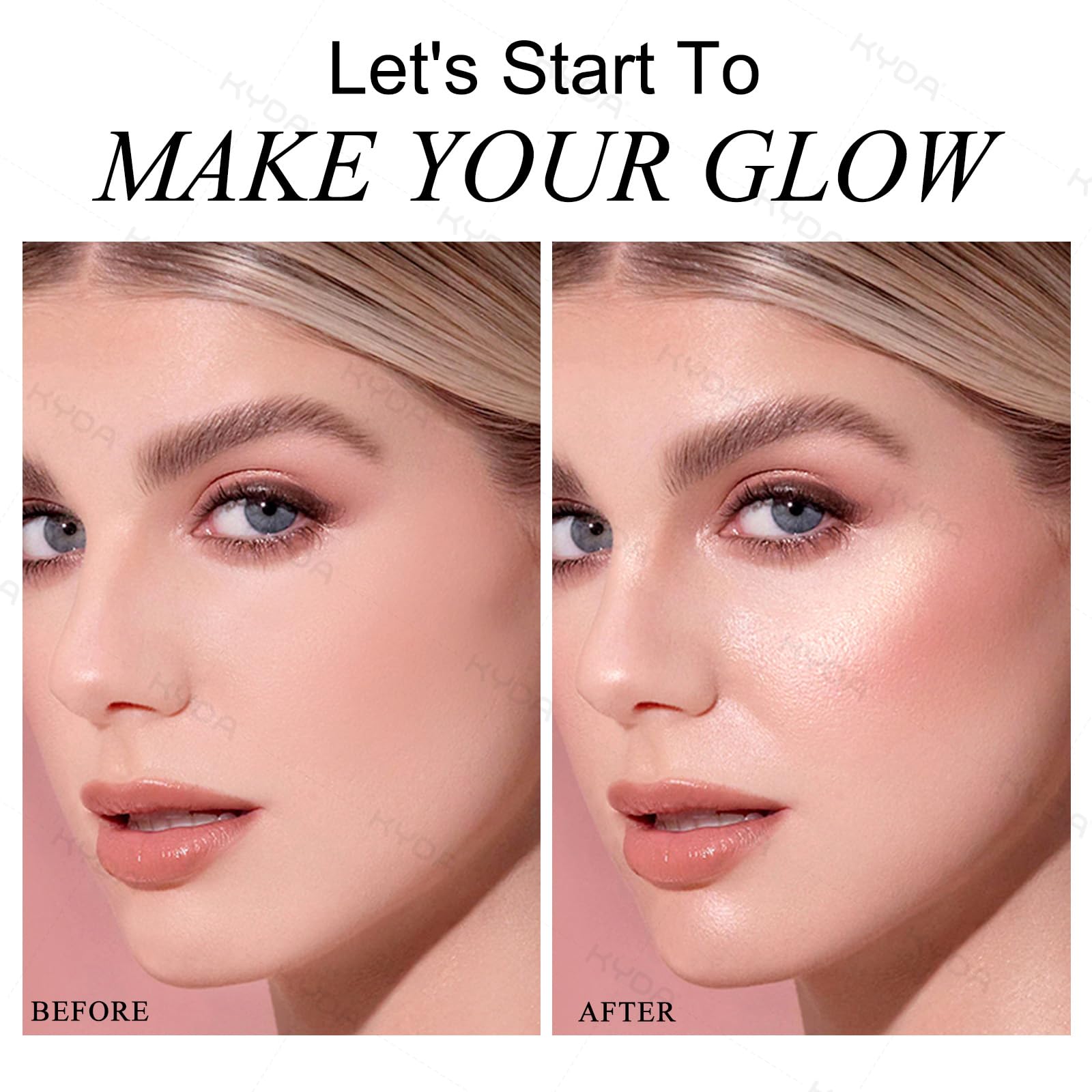 KYDA buildable shimmer finish enhances complexion with versatile glow