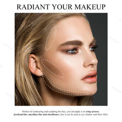 KYDA compact palette in travel-friendly case for on-the-go makeup