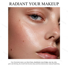 KYDA face glow with subtle shimmer for everyday wear