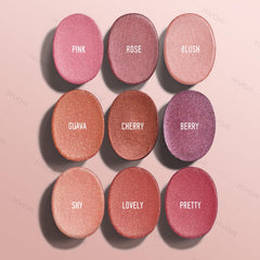 KYDA Mineral Color Balm lovely swatches show buildable shimmer for lips.