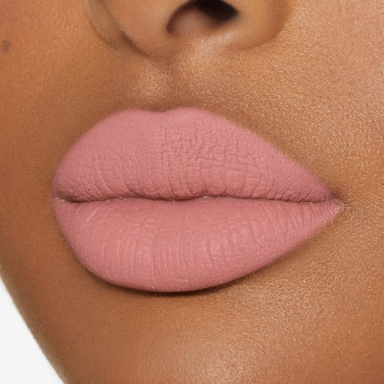 Kylie Cosmetics Koko K swatches on skin showing matte finish