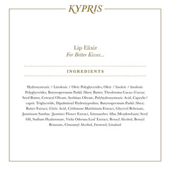 KYPRIS Lip Elixir Balm jasmine aroma close-up.