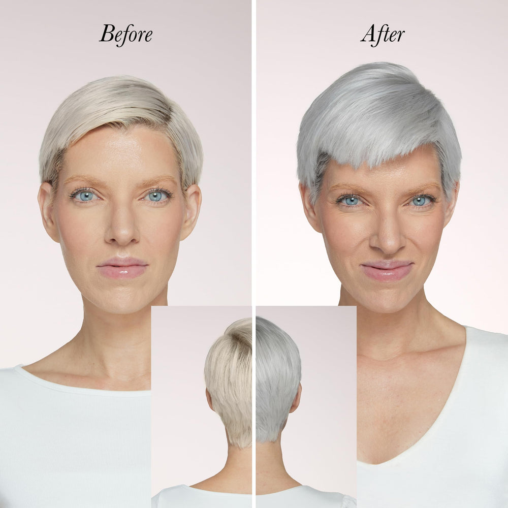 L'ANGE HAIR Violet Purple Toning Shampoo lather for enhanced color care.