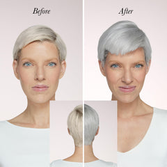 L'ANGE HAIR Violet Purple Toning Shampoo lather for enhanced color care.