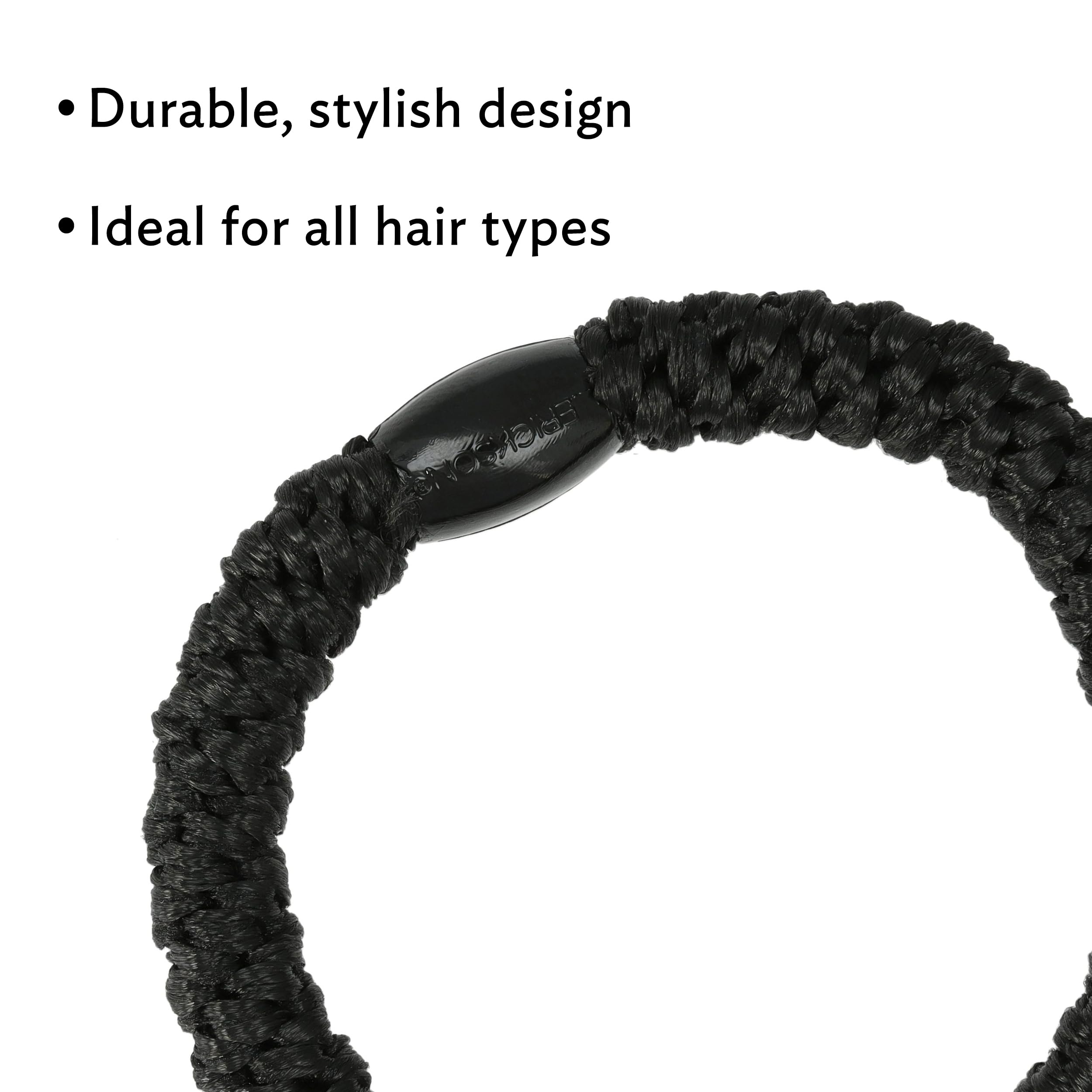 L. Erickson hair ties 3/8 inch width for secure everyday style
