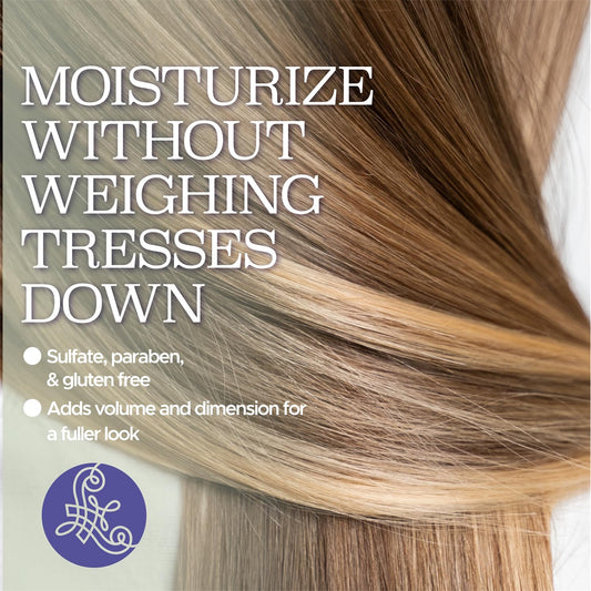 Luseta Biotin B-Complex Hair Oil dispenser releasing liquid for strengthening.