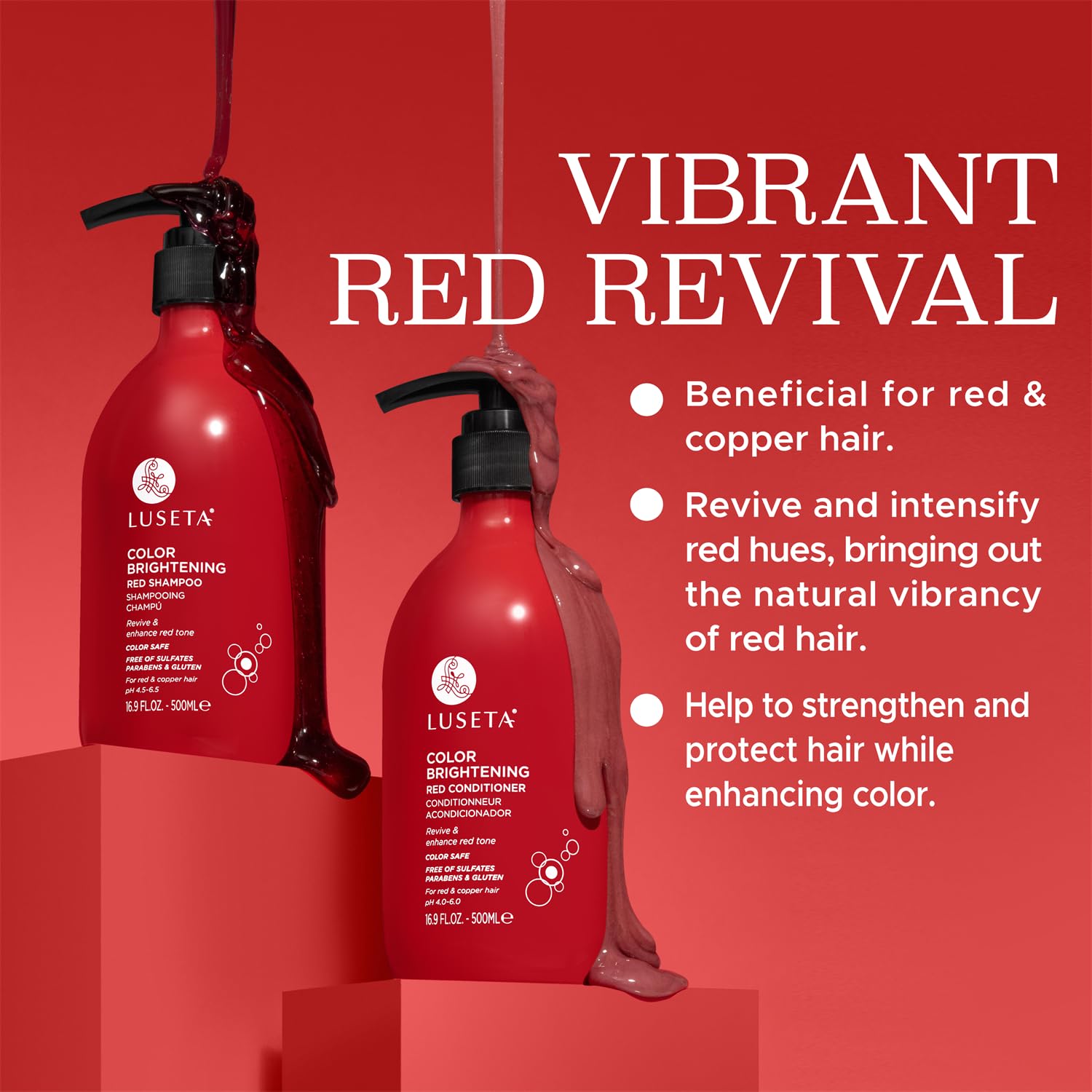 l-luseta duo-pack-front-view shows 2 x 16.9oz bottles for color care.