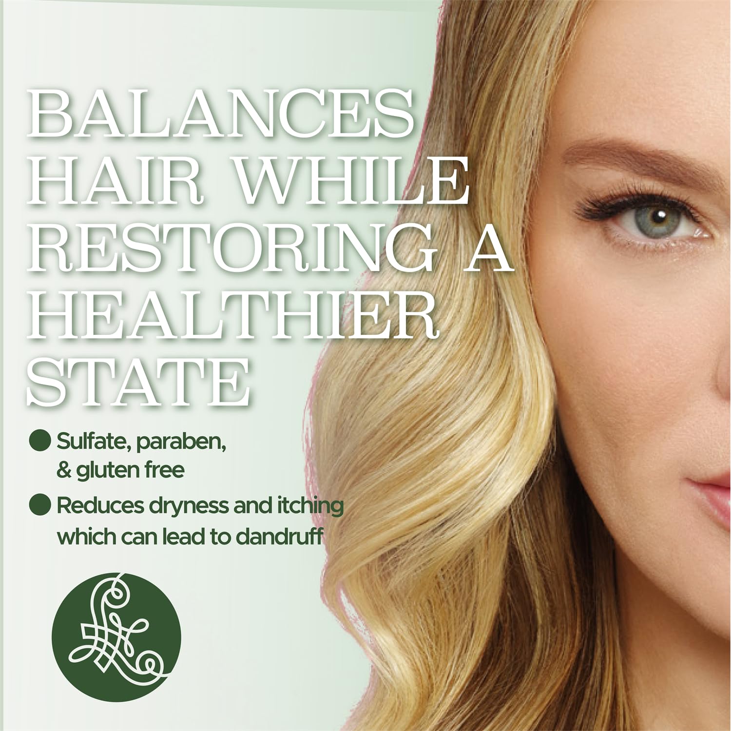 Close-up of Luseta Tea Tree Oil Conditioner creamy texture.