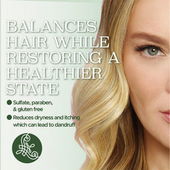 Close-up of Luseta Tea Tree Oil Conditioner creamy texture.