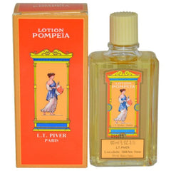 L.T. Piver Pompeia lotion bottle for everyday elegance and quick fragrance refreshment.