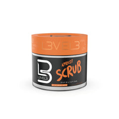 L3 Level 3 Apricot Facial Scrub bottle shown for gentle exfoliation and routine care