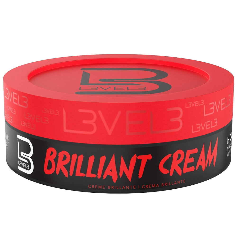 L3 Level 3 Brilliant Cream bottle pour for easy application and added volume