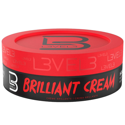 L3 Level 3 Brilliant Cream bottle pour for easy application and added volume