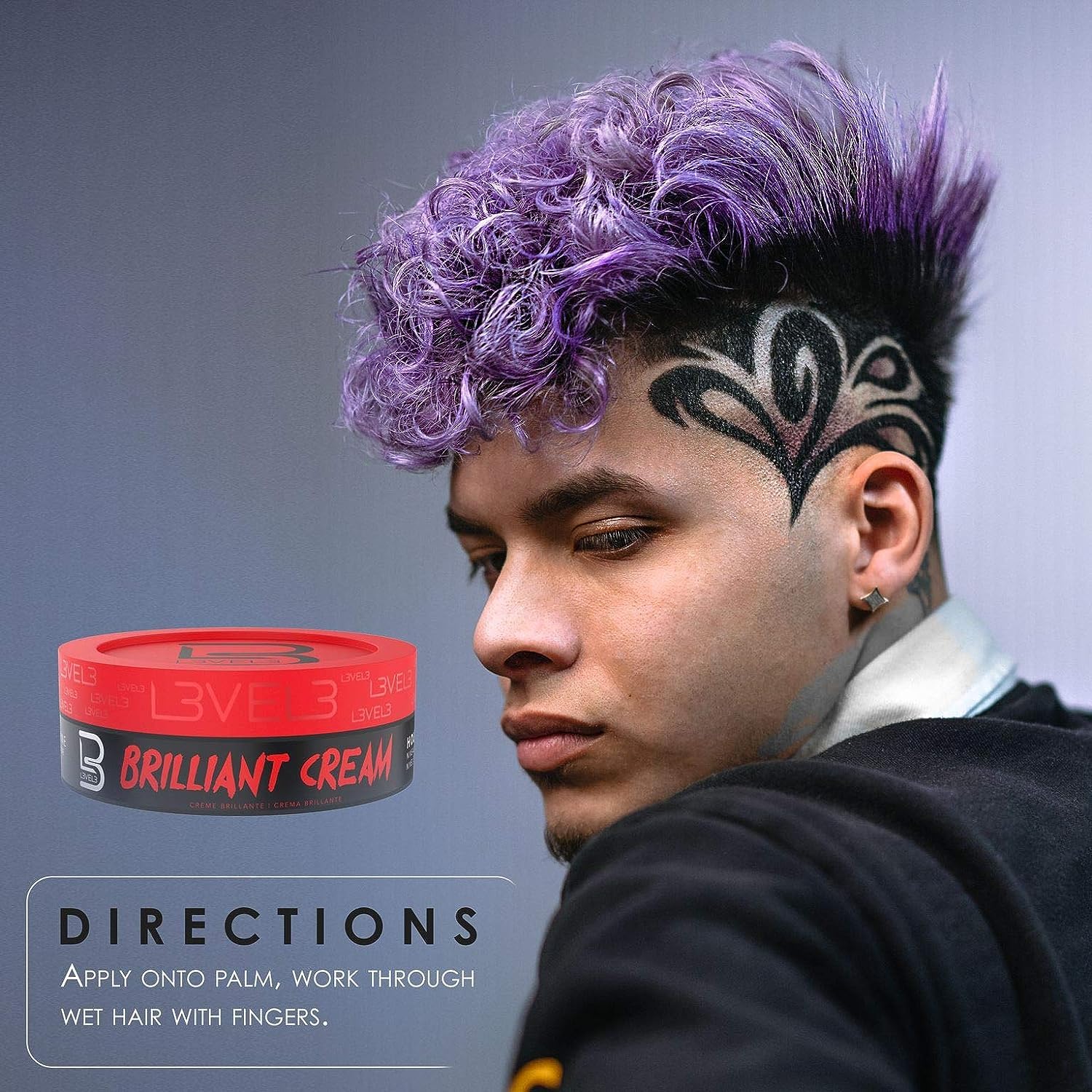L3 Level 3 Brilliant Cream four-pack for daily volume and restyle flexibility
