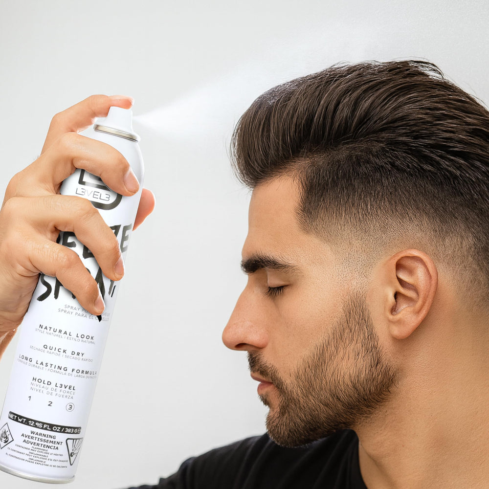 L3 Level 3 Hair Spray daily-use bottle for versatile styling