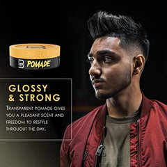 L3 Level 3 Pomade high gloss finish for sleek looks.