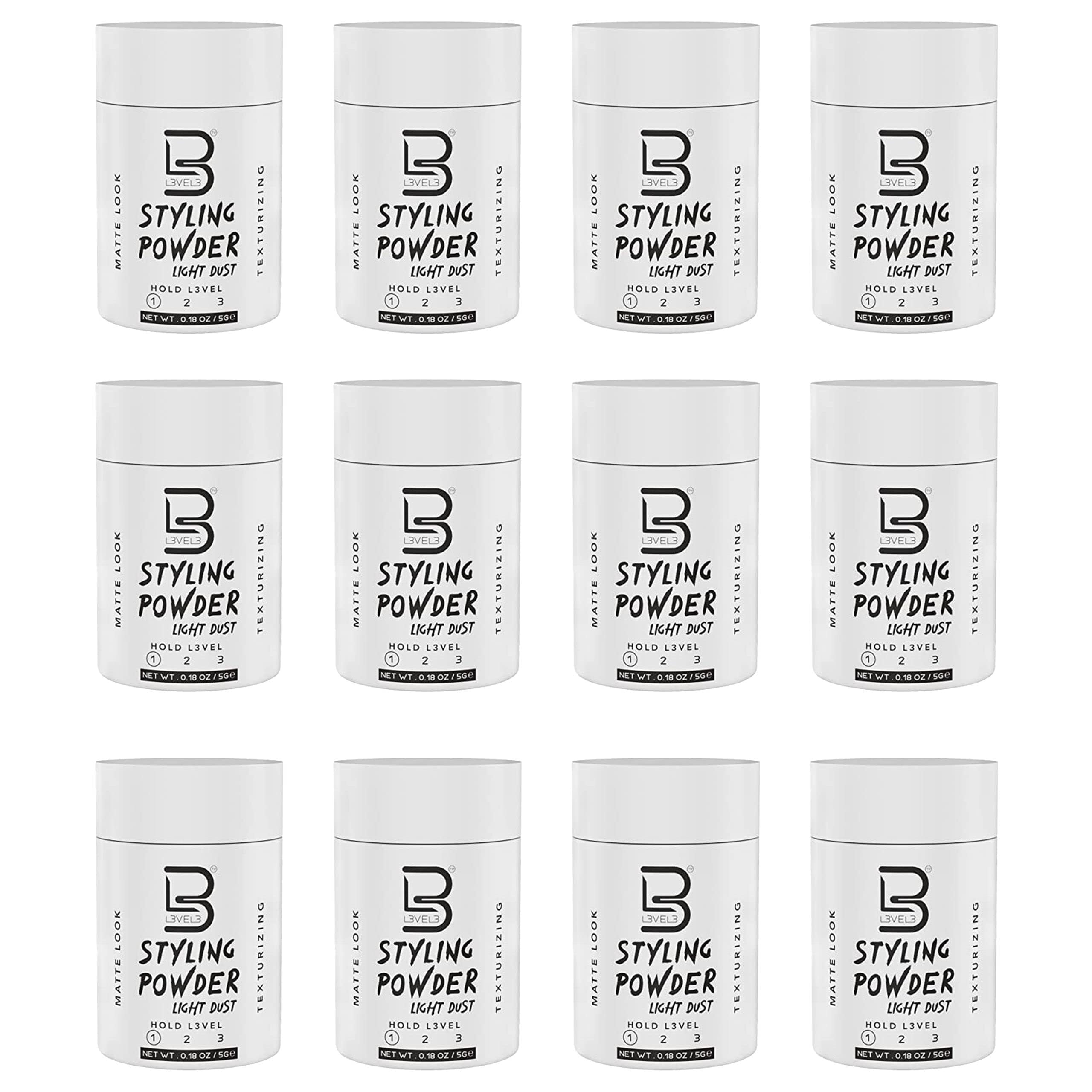 L3 Level 3 Travel Styling Powder bottle pour for natural texture and volume on the go