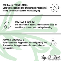 La Bella Kwisnek packaging in an airless bottle protects formula freshness.