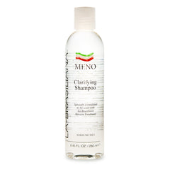 La-Brasiliana Meno Clarifying Shampoo bottle pour for pre-treatment prep