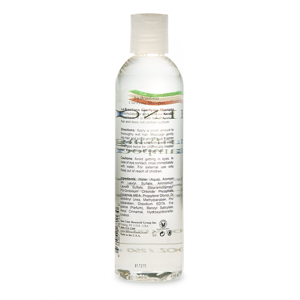 La-Brasiliana Meno Clarifying Shampoo foamy lather for buildup removal