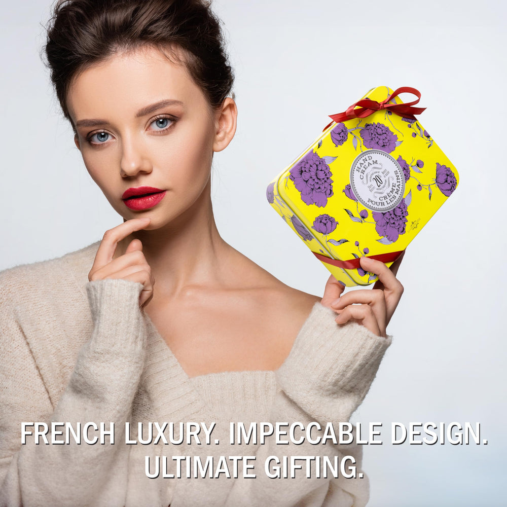 La Chatelaine hand cream with argan oil, nourishes skin.