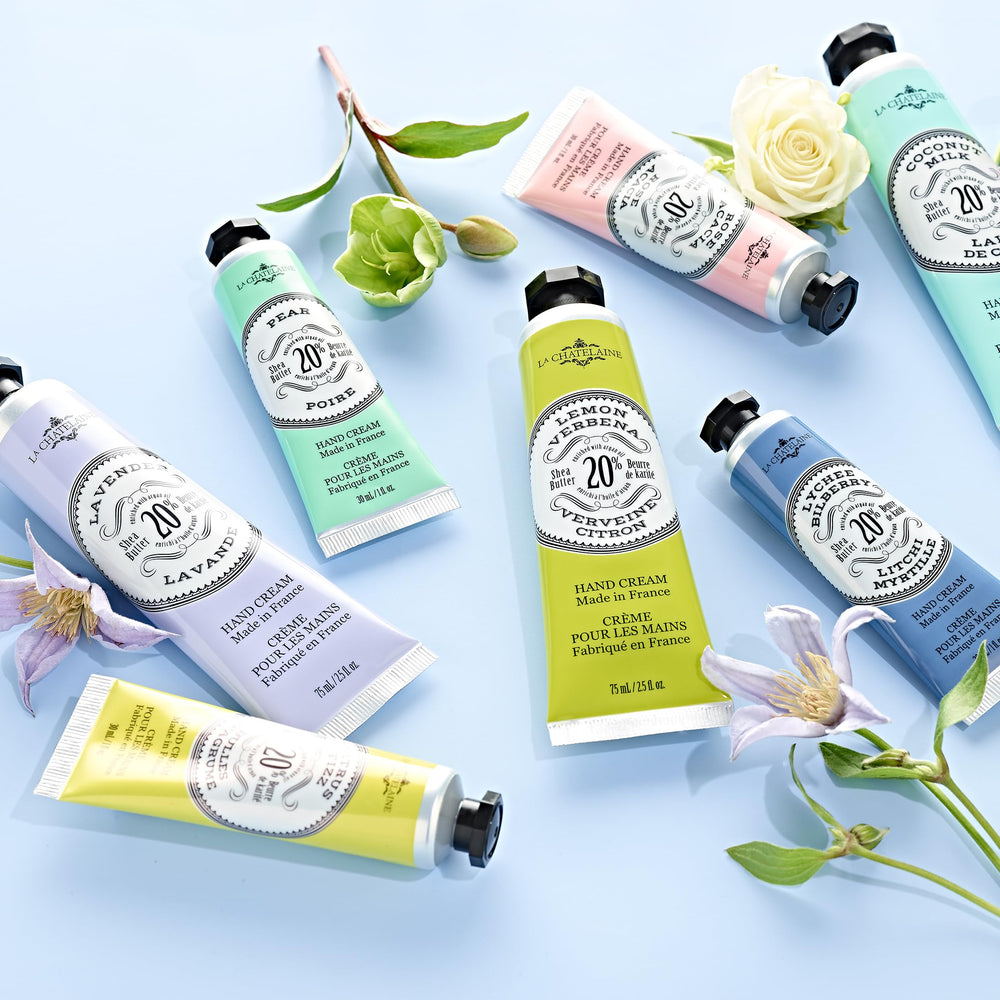 Phthalate-free fragrance by La Chatelaine in travel tin.