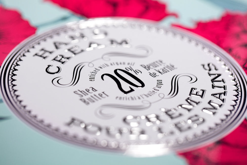 La Chatelaine luxe hand cream collection with 12 tubes in a chic tin