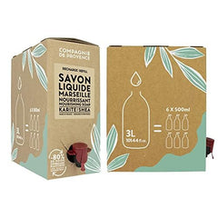 La Compagnie de Provence bottle with pour spout for easy refills.