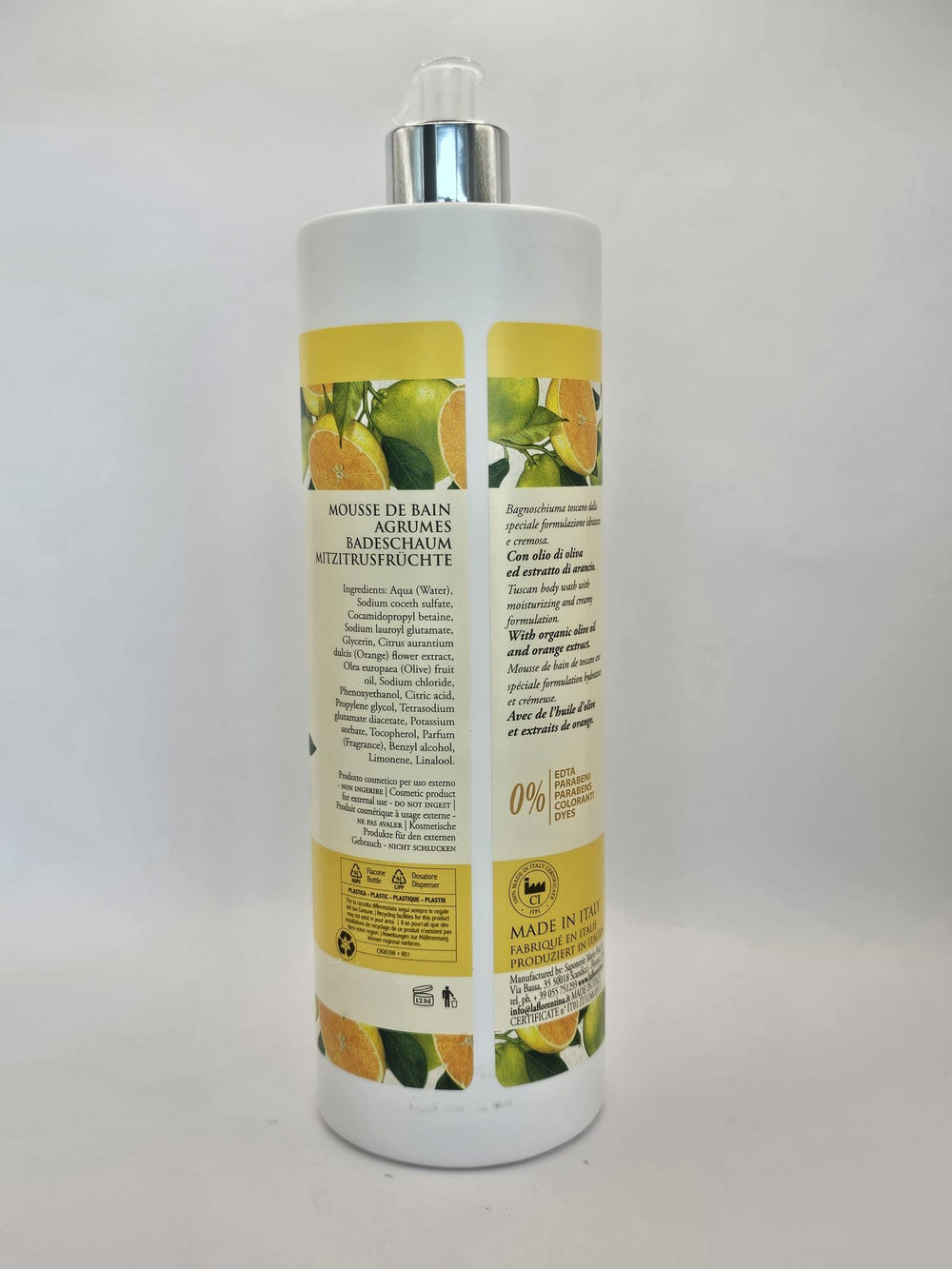 La Florentina Boboli Italian-made packaging adds elegant touch to your bath.