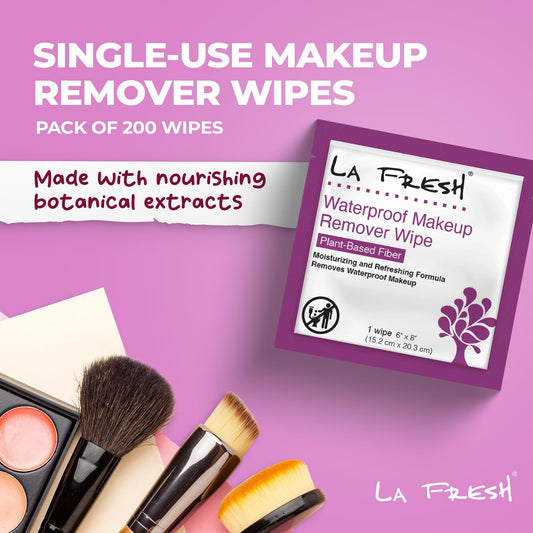 La Fresh 24/7 wipes dissolve waterproof makeup while hydrating the skin