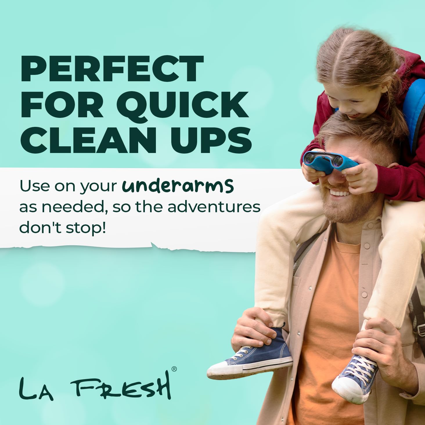 La Fresh antiperspirant wipes-sustainability-usa-made highlights ethical production