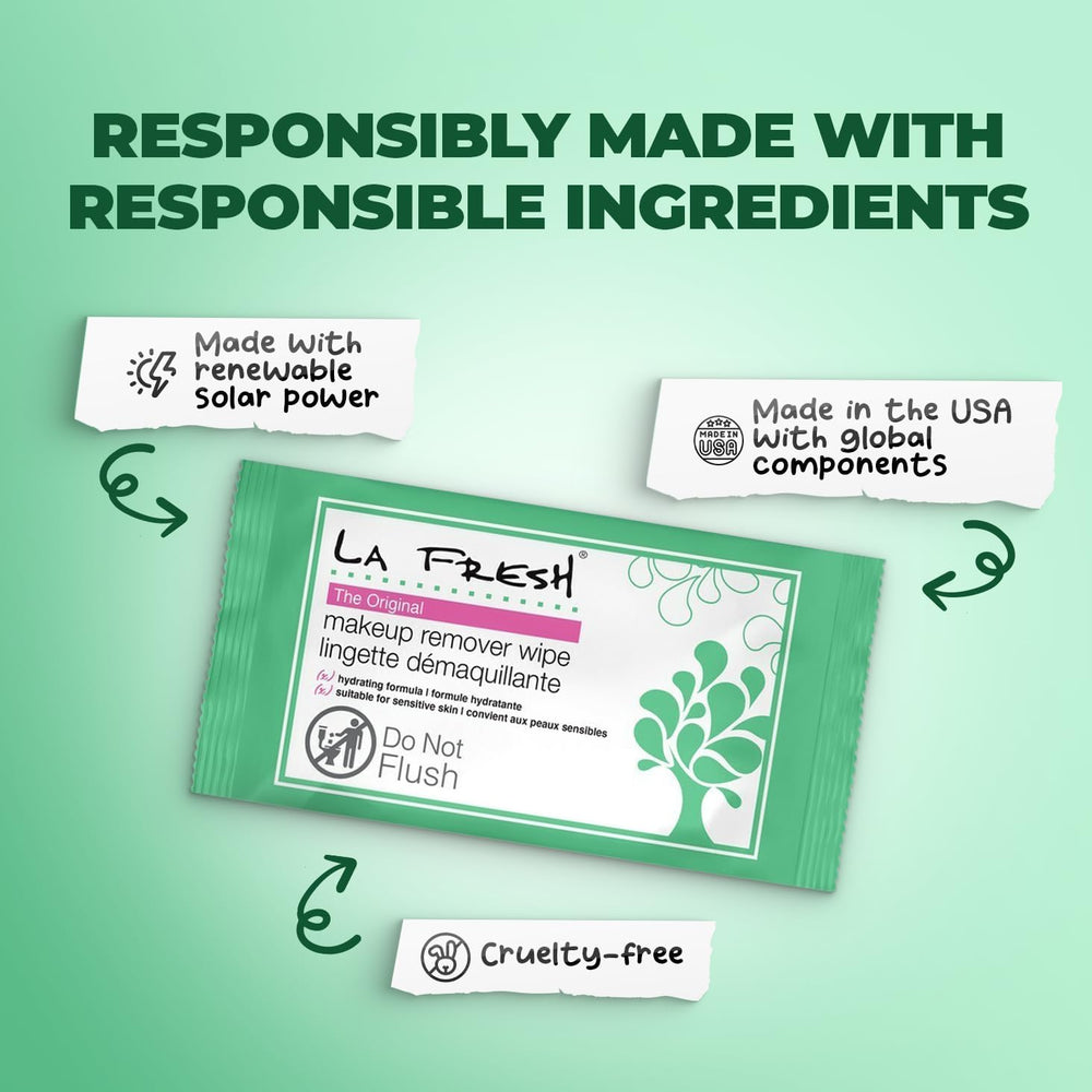 La Fresh cruelty free eco conscious brand commitment shown