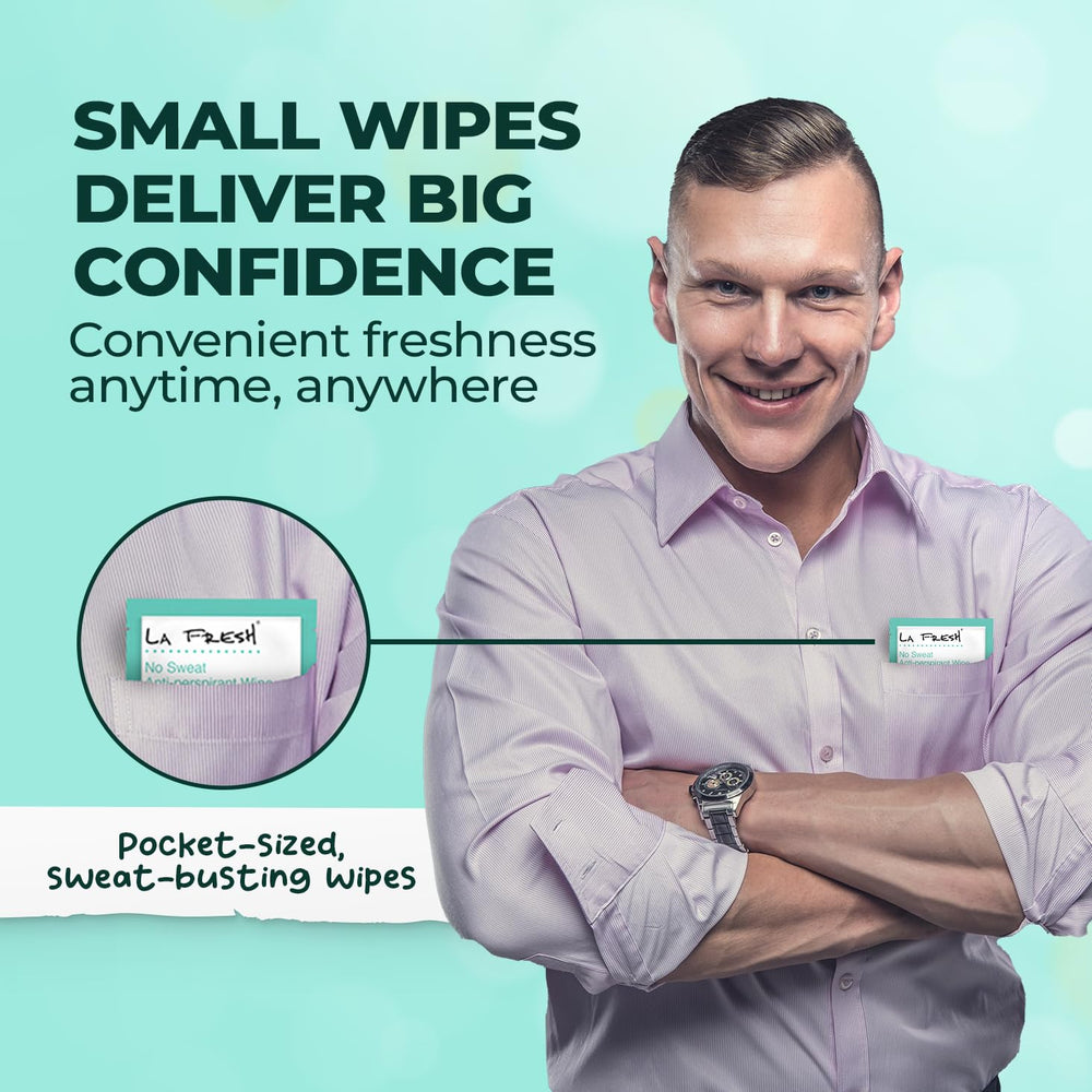 La Fresh freshly scented wipes for quick refresh on the go.