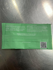 La Fresh lips makeup removal wipe showing conditioning after cleansing