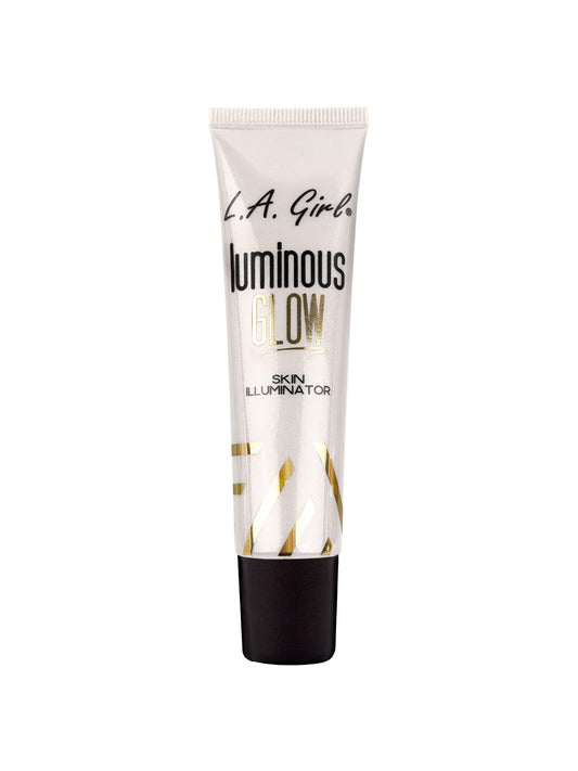 L.A. Girl Luminous Glow Moonlight illuminator bottle pour adds natural radiance.