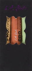 L.A. Girl yellow corrector swatch brightens under-eye tones.