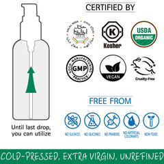 LA GREEN Moringa Oil hair treatment for shine and frizz control.