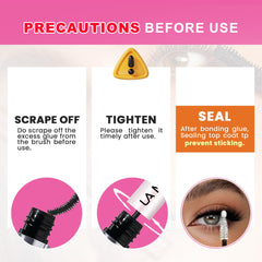 La Maesii at-home lash removal process showing safe technique.