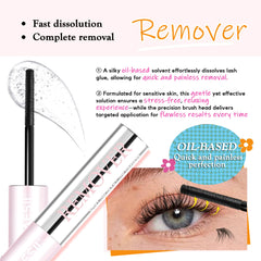 La Maesii spiral brush head remover seen in action for gentle glue removal