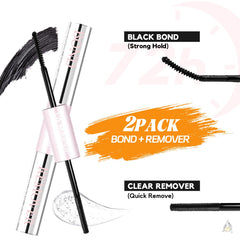 La Maesii lash remover brush head demonstrates easy glue removal