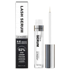 La Maesii Lash Serum bottle with precision applicator for precise nightly lash care.