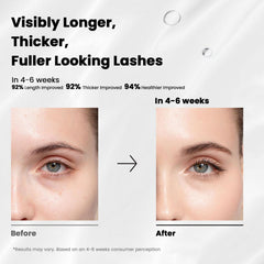 La Maesii Lash Serum compact bottle suitable for travel.