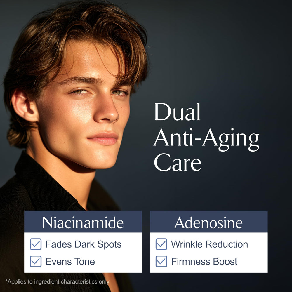 LA MUSE Homme centella and argan oil after shave soothing sensitive skin.