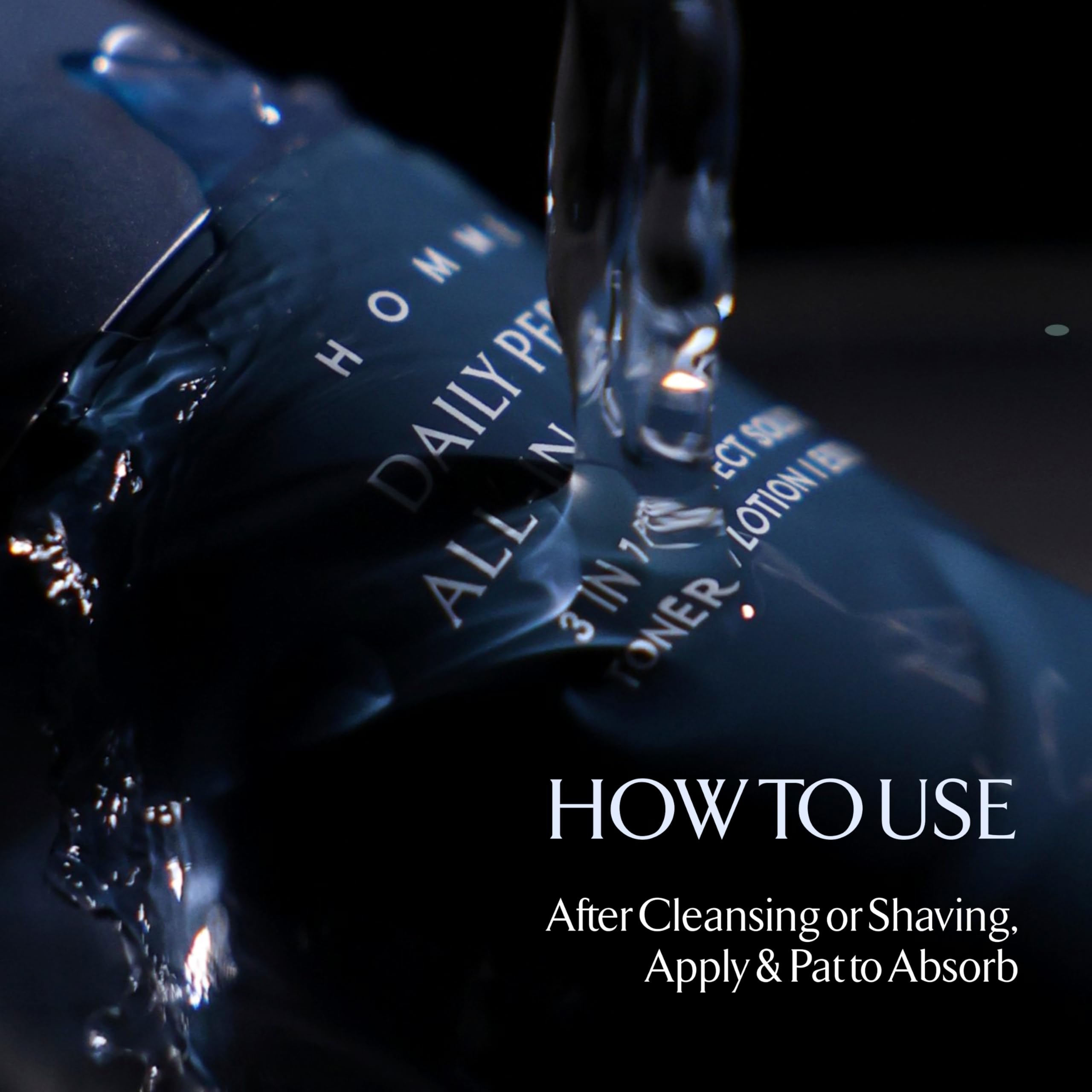 LA MUSE Homme soothing after shave routine supporting daily comfort.