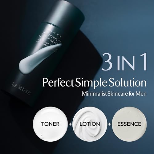 LA MUSE Homme texture application captures a light, non-greasy finish.