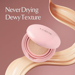 65-percent hyaluronic core of LA MUSE cushion for hydration.