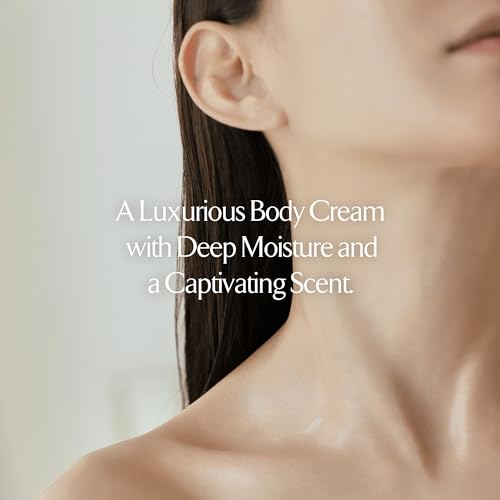 LA MUSE peptide body cream jar reveals rich, non-greasy coverage