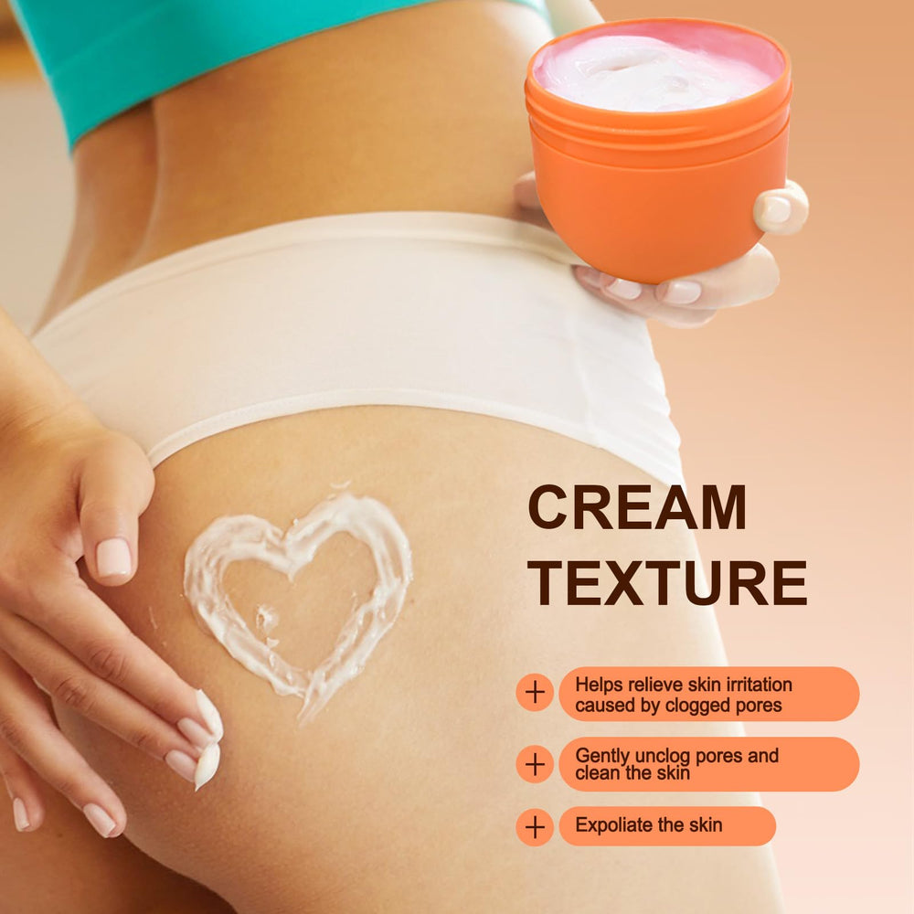 LA.PERSONAL butt acne cream quick-absorption closeup demonstrates fast-drying feel