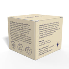 LA PURE Grass-fed beef tallow blend aimed at firmer, smoother skin.